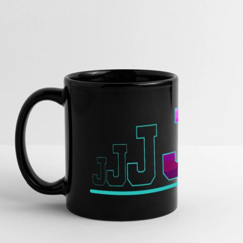 Letter J – Capital Varsity Alphabet Monogram - Full Color Panoramic Mug