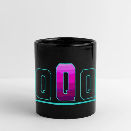 Letter Q – Capital Varsity Alphabet Monogram - Full Color Panoramic Mug