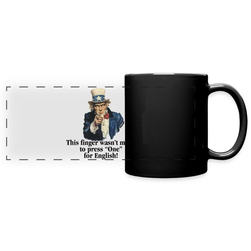 Uncle Sam - Finger - Full Color Panoramic Mug