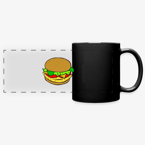 Comic Burger - Full Color Panoramic Mug