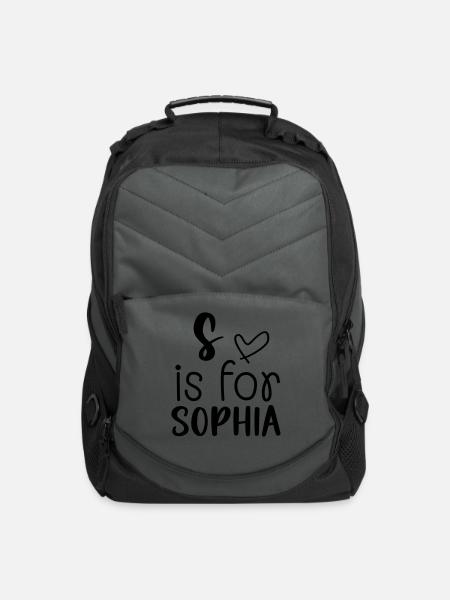 Love is for Sophia - Computer Backpack - charcoal