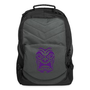 Tribal Mask - Computer Backpack - charcoal - Front