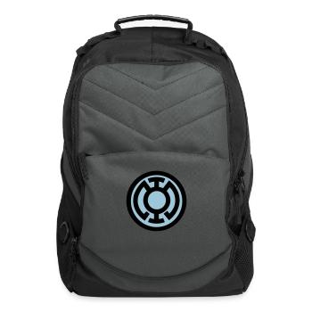 blue lantern - Computer Backpack - charcoal - Front