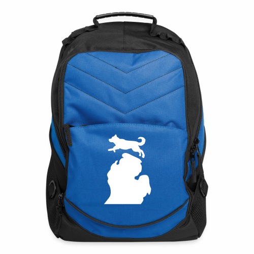 Bark Michigan Husky - Michigan Tech Colors - Computer Backpack