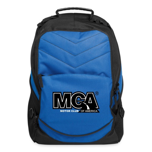 MCA Logo WBG Transparent BLACK TITLEfw fw png - Computer Backpack