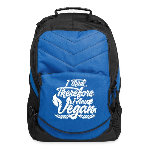 I Think, Therefore I Am Vegan - Computer Backpack