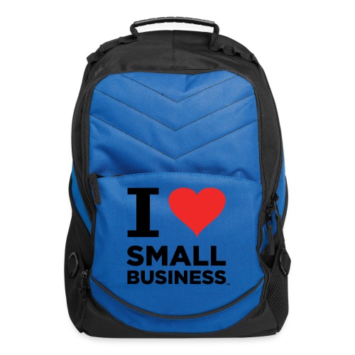 I Heart Small Business (Black & Red) - Computer Backpack