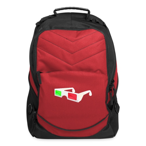 3D red green glasses - Computer Backpack