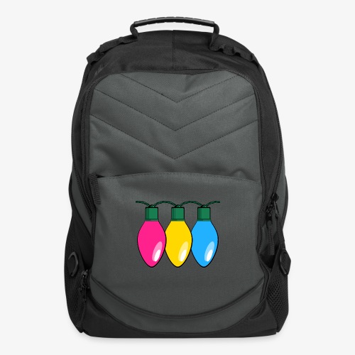 Pansexual Pride Christmas Lights - Computer Backpack