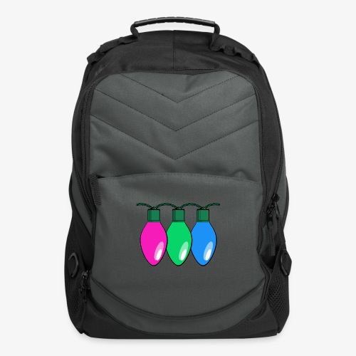 Polysexual Pride Christmas Lights - Computer Backpack