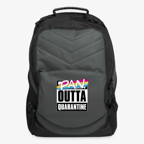 Pan Outta Quarantine - Pansexual Pride - Computer Backpack