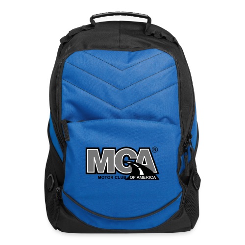 MCA Logo WBG Transparent BLACK WHITE TITLEfw fw pn - Computer Backpack