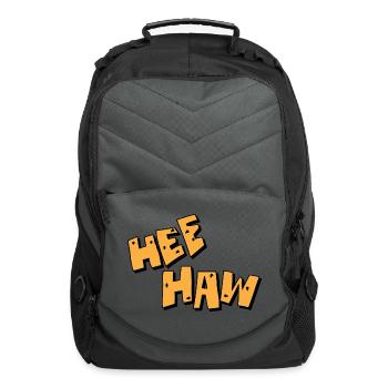 Hee Haw - Computer Backpack - charcoal - Front