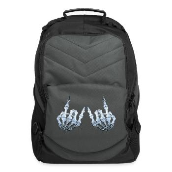 Rock Skeleton Hands women - Computer Backpack - charcoal - Front