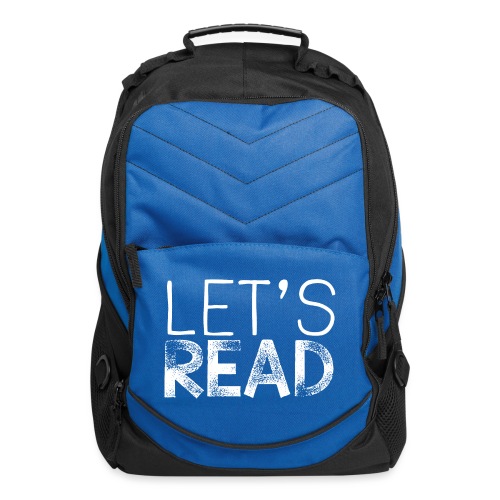 Let's Read Teacher Pillow Classroom Library Pillow - Computer Backpack