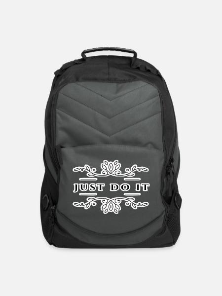 Just do it - Computer Backpack - charcoal