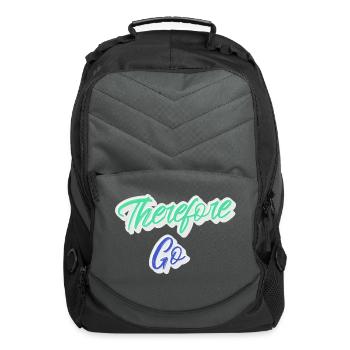 Therefore go - Computer Backpack - charcoal - Front
