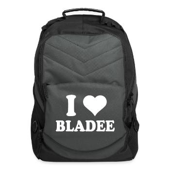 i love bladee - Computer Backpack - charcoal - Front