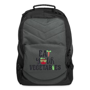 Eat Your Vegetables - Computer Backpack - charcoal - Front