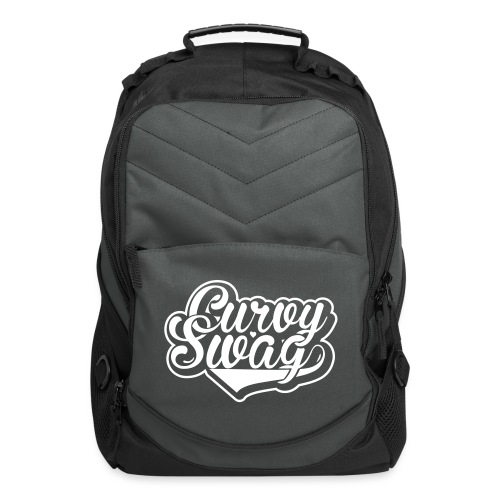 Curvy Swag Reversed Out Design - Computer Backpack
