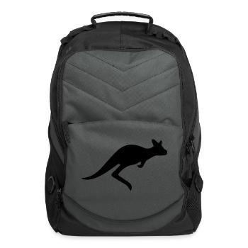 Australian Kangaroo - Computer Backpack - charcoal - Front
