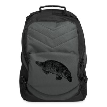 Vintage Australian Platypus - Computer Backpack - charcoal - Front