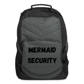 MERMAID SECURITY - Computer Backpack - charcoal - Front
