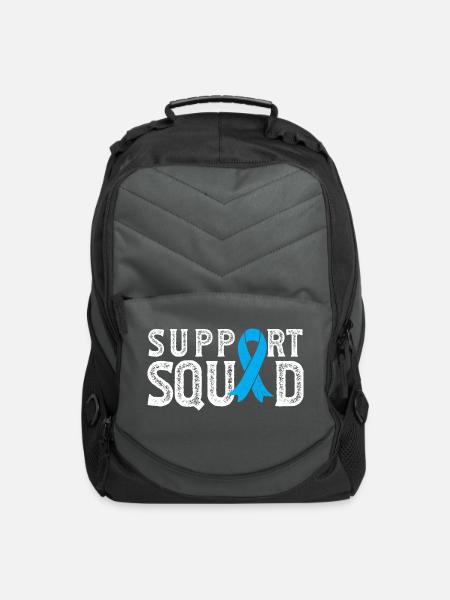 Prostate Cancer Support Squad Prostate Cancer - Computer Backpack - charcoal