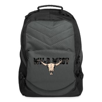 Wild west - Computer Backpack - charcoal - Front