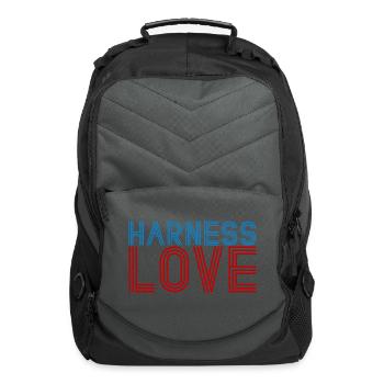 Harness Love Marianne Williamson - Computer Backpack - charcoal - Front