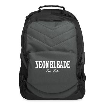 Neon Blade Tik Tok - Computer Backpack - charcoal - Front
