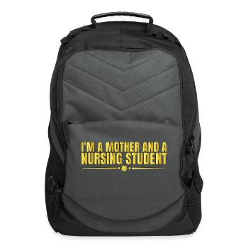 I'm A Mother And A Nursing Student 4 - Computer Backpack - charcoal - Front