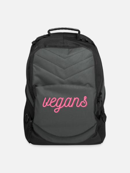 vegans - Computer Backpack - charcoal