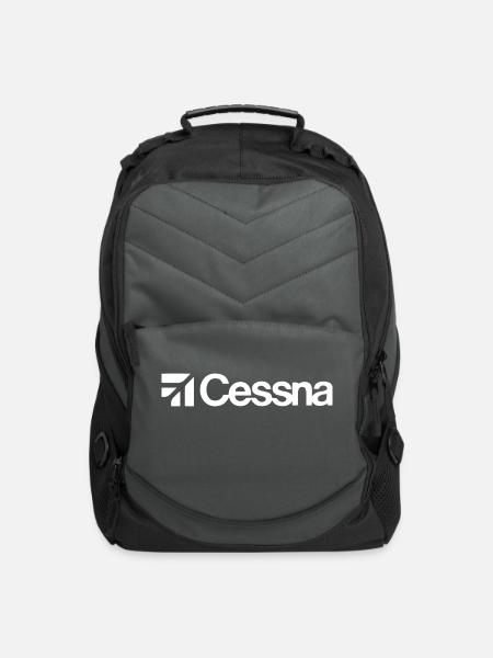 Cessna aircraft Tee - Computer Backpack - charcoal