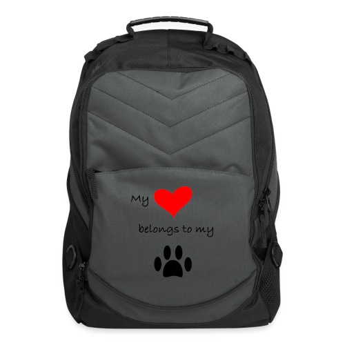 Dog Lovers shirt - My Heart Belongs to my Dog - Computer Backpack