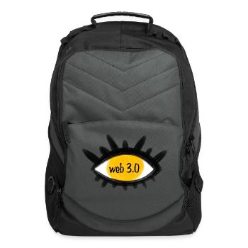 Web 3 - Computer Backpack - charcoal - Front