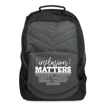Inclusion Matters Compassion - Computer Backpack - charcoal - Front