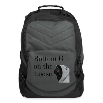 Bottom G On Loose - Computer Backpack - charcoal - Front