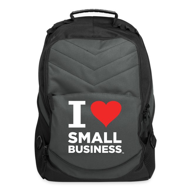 I Heart Small Business Logo (Red & White)