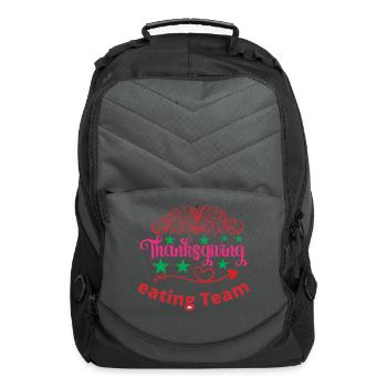 Thanksgiving Eating Team - Computer Backpack - charcoal - Front