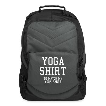 Yoga - Computer Backpack - charcoal - Front