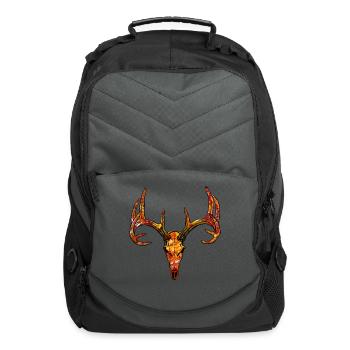 Deer Skull - Computer Backpack - charcoal - Front