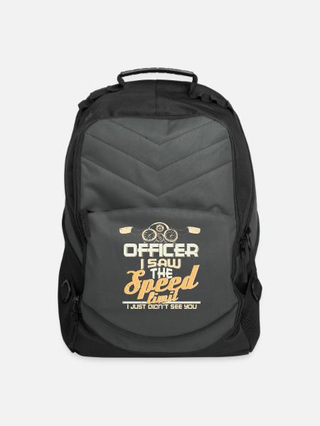 Motorcycle Saying Gift - Computer Backpack - charcoal