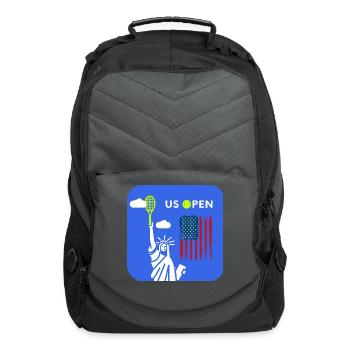 US open - Computer Backpack - charcoal - Front