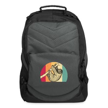 Sloth Vintage - Computer Backpack - charcoal - Front
