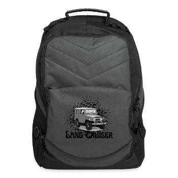 Toyota Land Cruiser J40 Off-Road Car Splash - Computer Backpack - charcoal - Front