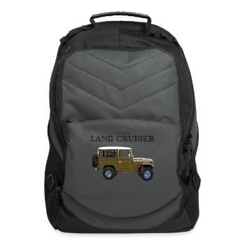 Toyota Land Cruiser J40 Off-Road Car - Computer Backpack - charcoal - Front