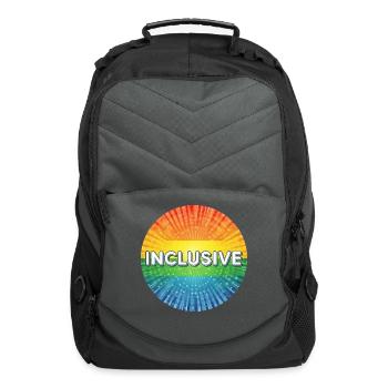 LGBTQ Inclusive - Computer Backpack - charcoal - Front