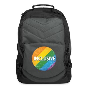 LGBTQ Inclusive - Computer Backpack - charcoal - Front