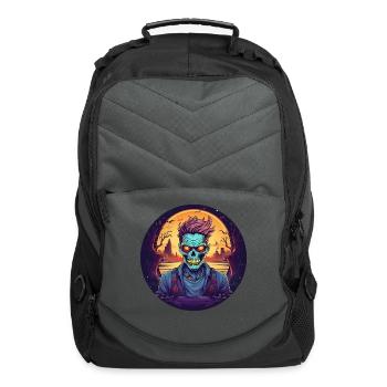 Scary Halloween Party Costume Zombie - Computer Backpack - charcoal - Front